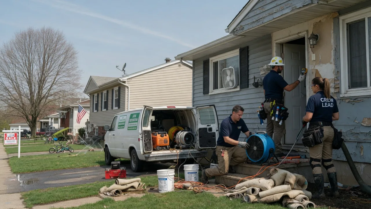 Flood Cleanup in Franklin Grove, IL near me