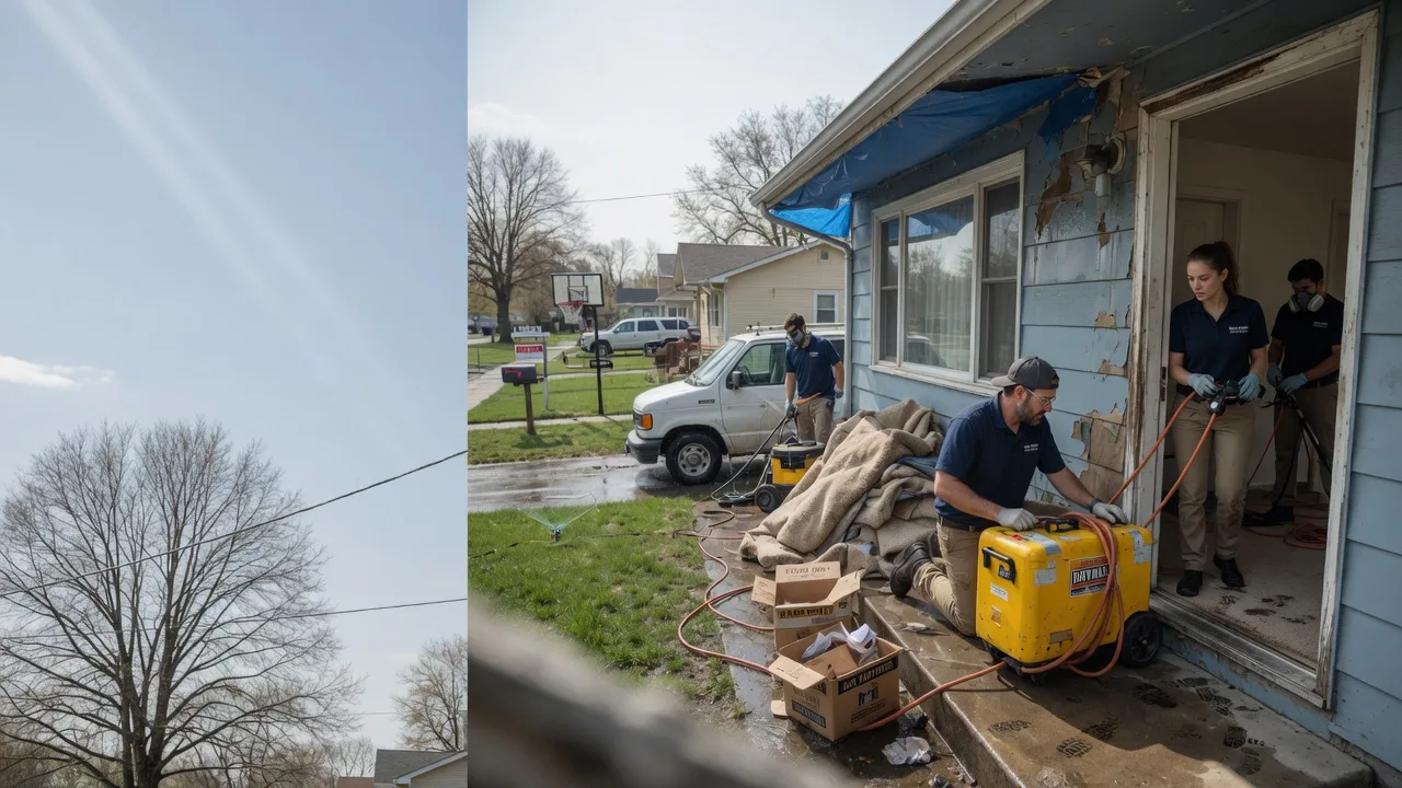 Basement Flood Cleanup in Franklin Grove, IL near me